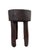 1980s Vintage African Wood Milk Stool Hehe Gogo People Tanzania 12.75 " H For Sale - Image 5 of 10