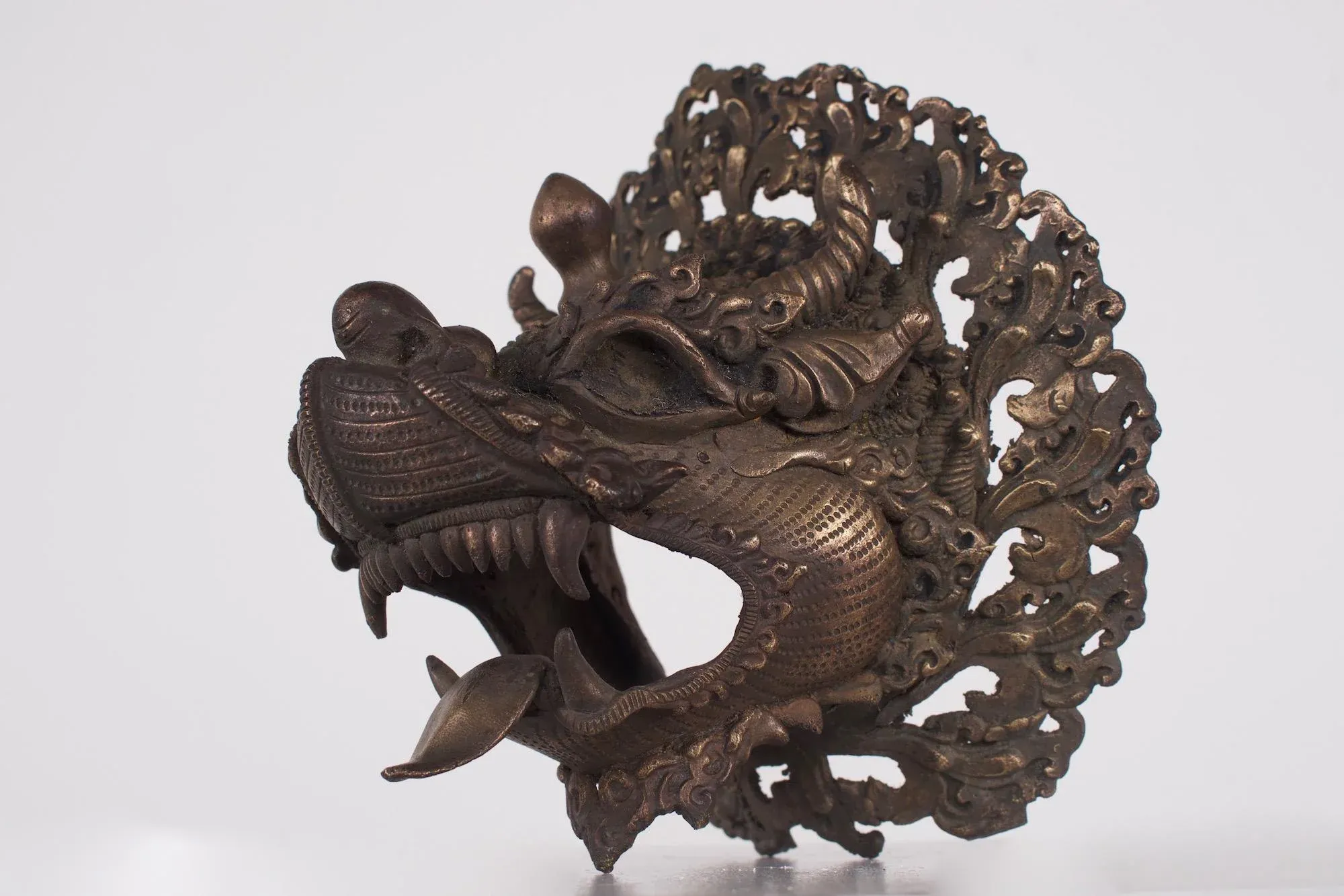 Nepalese Dragon Wall Mounted Incense Burner, 1920s | Chairish