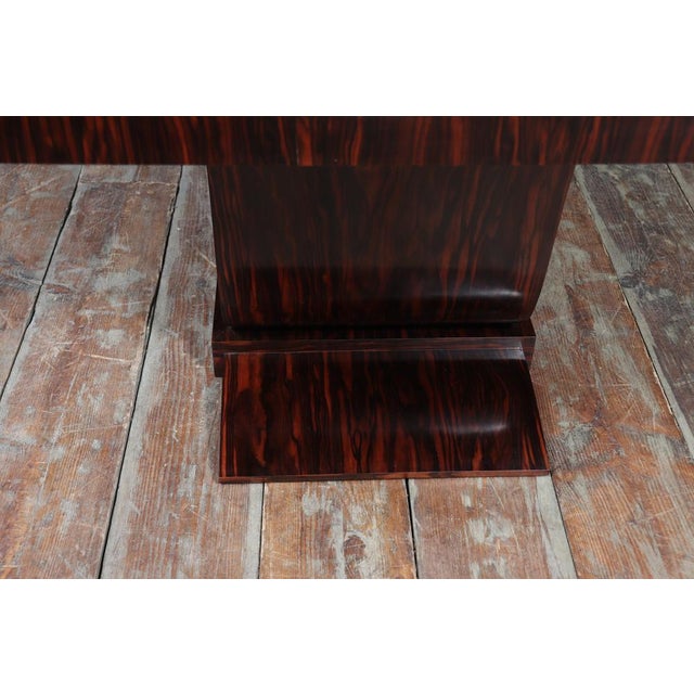 Art Deco French Dining Table in Macassar Ebony, 1925 For Sale - Image 4 of 18