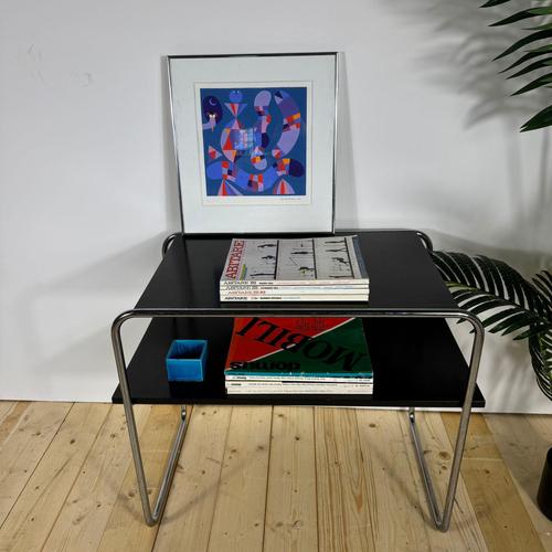 Bauhaus Double-Tier Coffee Table by Marcel Breuer for Thonet For Sale - Image 7 of 12