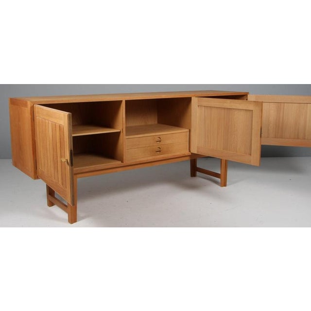 Wood Vintage Danish Sideboard in Oak by Arne Vodder, 1960s For Sale - Image 7 of 10