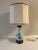 19th Century Electrified Oil Burner Porcelain Lamp Decorated With Polychrome Transfer Print With Handmade Silk Shade For Sale - Image 13 of 13