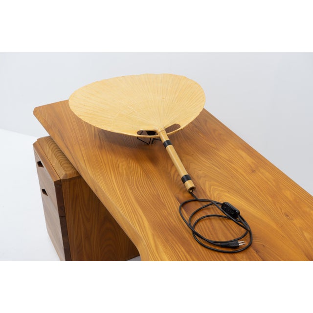 Wood Uchiwa Wall Lamp by Ingo Maurer for Design M, 1970s For Sale - Image 7 of 13