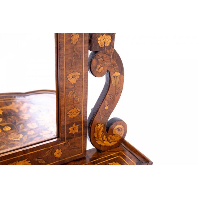 Antique Marquetry Dressing Table, Spain, 1700s For Sale - Image 10 of 15