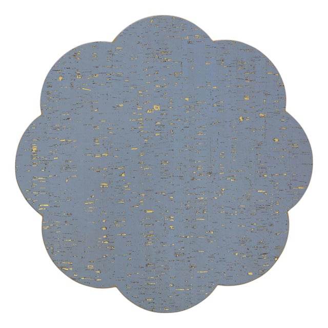 Metallic Cork Petal Placemat Set of 4 For Sale