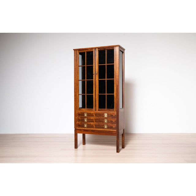 Wood Vintage Display Cabinets from Bruksbo, Norway, 1960s, Set of 2 For Sale - Image 7 of 18