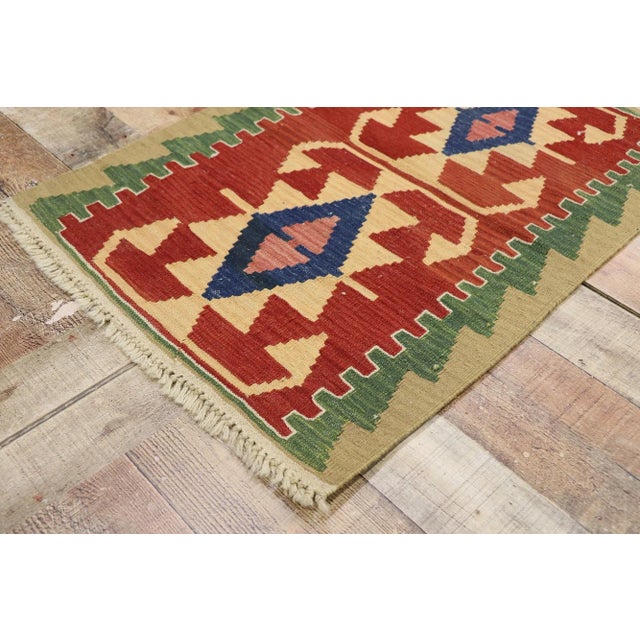 Vintage Persian Shiraz Kilim Rug - 02'02 X 03'00 For Sale In Dallas - Image 6 of 9
