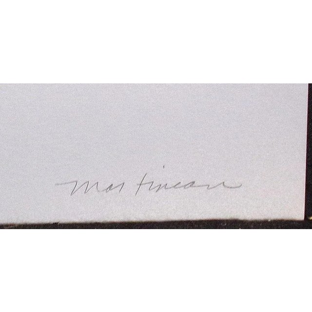 Printmaking Materials 1980s "Glacial Cirque I, II and III" Minimalist Landscape Triptych Serigraph with Airbrushing by John Martineau - Set of 3 For Sale - Image 7 of 8