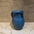 1980s 1980s Speckled Stoneware Art Pottery Blue Pitcher Signed For Sale - Image 5 of 9