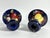 Early 20th Century Moorcroft Wisteria Pottery Candlestick Holders Pair c. 1930s For Sale - Image 5 of 10