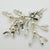 Gold Vintage Italian Handmade Genuine Sterling Silver 925 Christmas Holly and Mistletoe Figurine, 1980s For Sale - Image 8 of 15