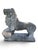 “Monumental Mid-Century Medici Lion Garden Statues – Pair” For Sale - Image 4 of 5