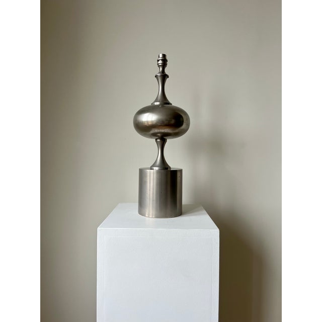 Large Table Lamp attributed to Philippe Barbier, France, 1960 For Sale - Image 14 of 14