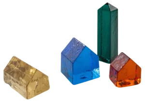 Set of Four Murano Glass Objects by Carlo Nason for v. Nason & Co, 1970s, Set of 4, Set of 4