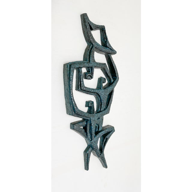Stunning Ceramic Wall Artwork from the 1960s by Joop Puntman. The relief depicts an acrobatic act, as well as people...