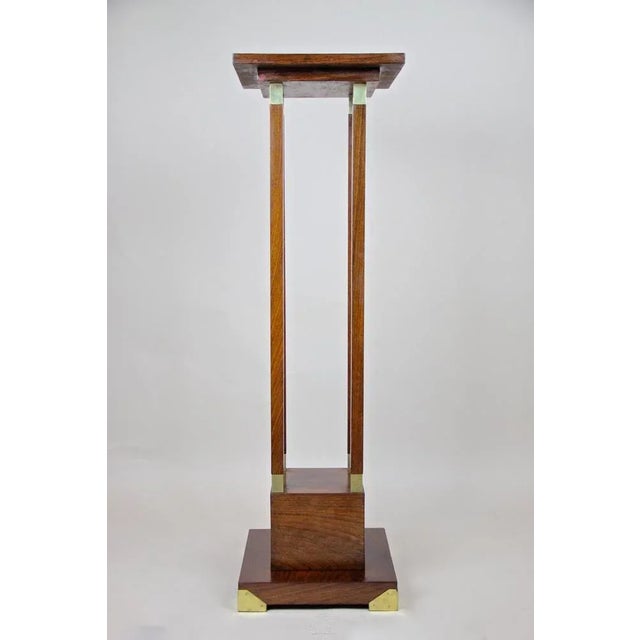 Austrian Art Nouveau Palisander Pedestal, 1900 For Sale - Image 10 of 15