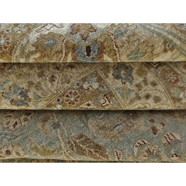 Extra Fine Super Quality Vintage Hand Knotted, Tie Dye Wool Pile Rug. For Sale - Image 17 of 18