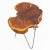 Wood Free Edge Hairpin Tripod Leg Side Table For Sale - Image 7 of 12