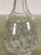 1980s Vintage Round Crystal Glass Tall Decanter For Sale - Image 5 of 8