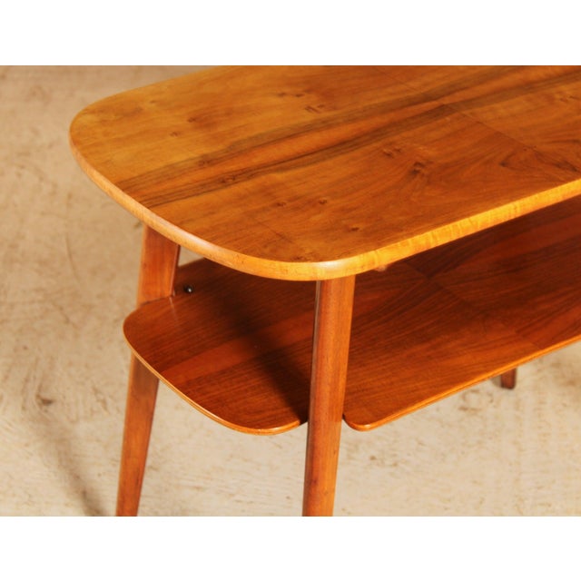 Mid-Century Modern Walnut Magazine Rack, 1960s For Sale - Image 4 of 10