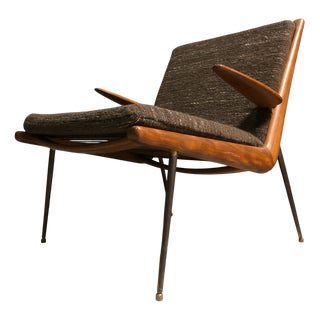 Boomerang Chair by Peter Hvidt and Orla Molgaard Nielsen for France and Son, 1950s For Sale
