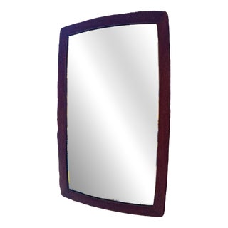 Vintage Teak Mirror, Denmark, 1960 For Sale
