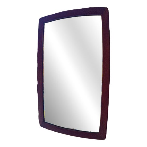 Vintage Teak Mirror, Denmark, 1960 For Sale