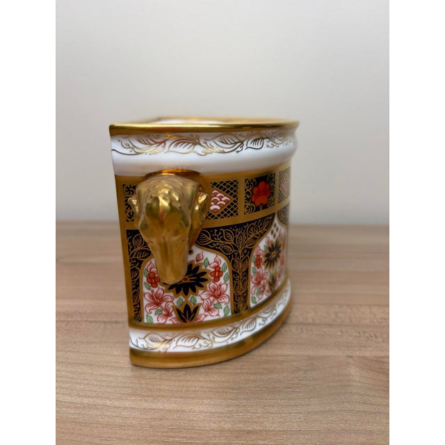 White 2007 Royal Crown Derby Imari Bough Pot For Sale - Image 8 of 14