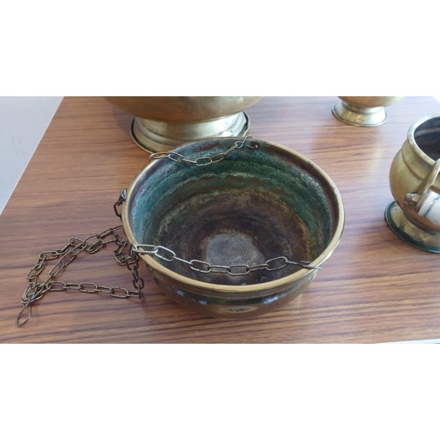 Brass Planters, 1950s-1960s, Set of 4 For Sale - Image 15 of 18
