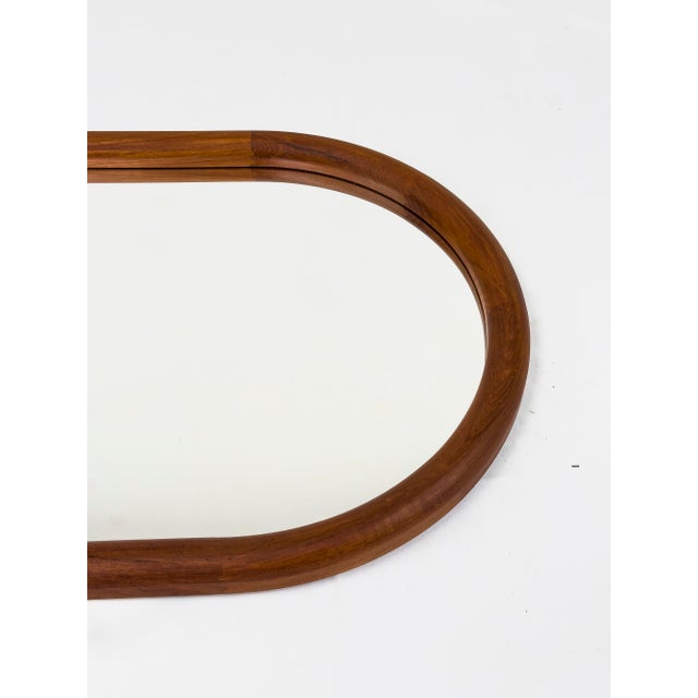 Vintage Teak Mirror by Kai Kristiansen for Vildbjerg Møbelfabrik, 1960s For Sale - Image 4 of 10