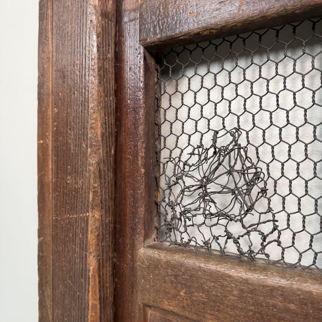 Antique Japanese Architectural Sliding Door Wall Panel, 1890s For Sale - Image 18 of 18