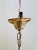 Mid-Century Italian Pagoda Pendant with Brass and Curved Smoked Glass from Esperia, 1970s For Sale - Image 9 of 11