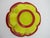 Chinese Imperial Yellow Peking Glass Lobed Bowl Pair With Red Floral Overlay For Sale - Image 12 of 12