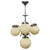 Art Deco Champagne Glass Chandelier, Former Czechoslovakia, 1930s For Sale - Image 14 of 14