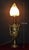 An exceptional and highly sculptural Gothic revival table lamp dating to the 1875, distinguished by its monumental bronze...