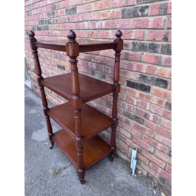 This beautiful etagere, or trolley, is perfect for your next dinner party! Four levels of shelves provide room for several...