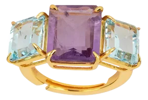 Annette Ring, Purple, Size 6