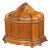 Circa 1800 Venetian Table Box in Carved Swiss Pine For Sale