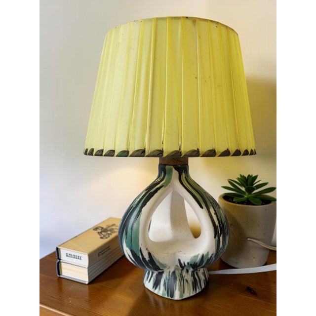 Vintage Ceramic Table Lamp, 1950s For Sale - Image 3 of 8