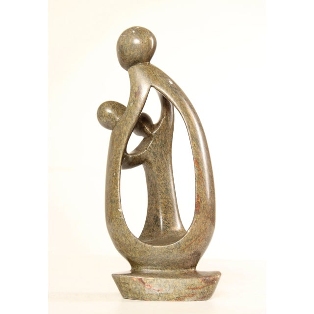 Mid 20th Century Abstract Figural Family Shona Carved Stone Sculpture For Sale In Philadelphia - Image 6 of 13