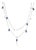 Celestial 2.84ct Sapphire & Diamond Double-Layer Star Station Necklace 14k Gold For Sale