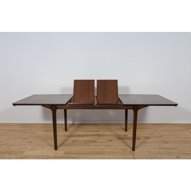 Brown Mid-Century Modern Extendable Dining Table in Teak from McIntosh, 1960s For Sale - Image 8 of 18