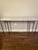 Contemporary 1950s Vintage Steel and Onyx Console Table For Sale - Image 3 of 3