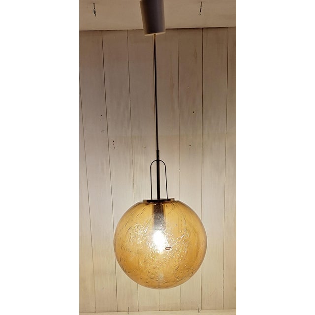 Vintage Pendant Lamp by Doria-Leuchten, 1970s For Sale - Image 9 of 9