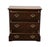 Late 20th Century Late 20th Century Baker Furniture Solid Burled Walnut Traditional Chippendale Style 30" Three Drawer Nightstand For Sale - Image 5 of 12