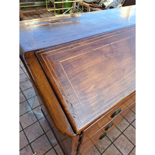 Wood 18th Century Piedmontese Desk, 1800s For Sale - Image 7 of 10