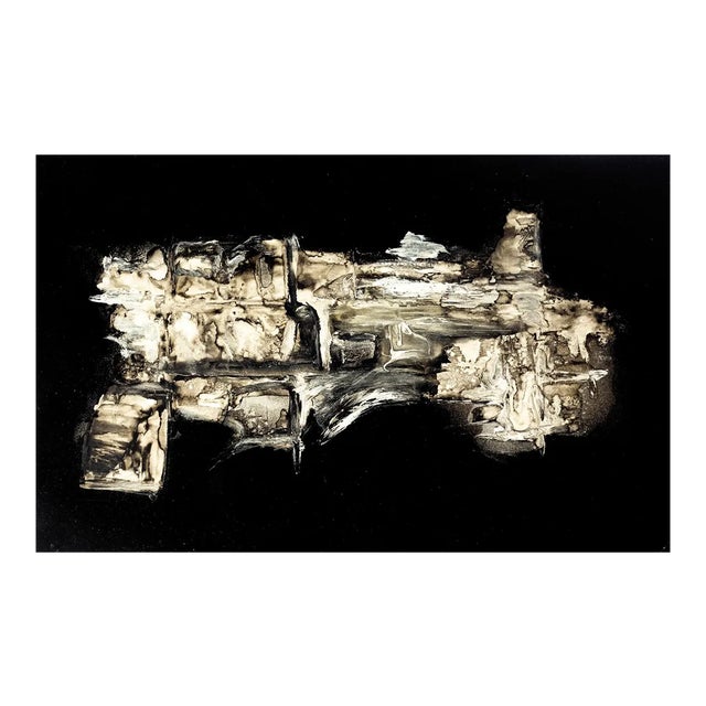 À Mon Ami Aram - Original Mixed Media by Luc Cailler - 1974 1974 For Sale