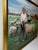Historic British Portrait Oil Painting Camilla Parker Bowles Wiltshire Farm Prized Sheep & Horses, F For Sale - Image 6 of 12
