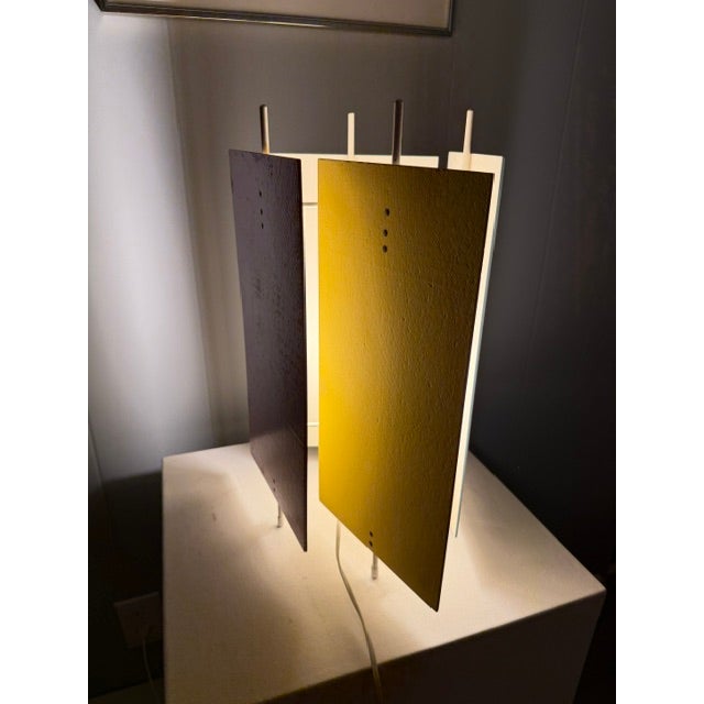 Red 1951 Mid Century Modern Authentic Robert Gage for Heifetz "Good Design" Model T-6-G Table Lamp Rare Project For Sale - Image 8 of 18