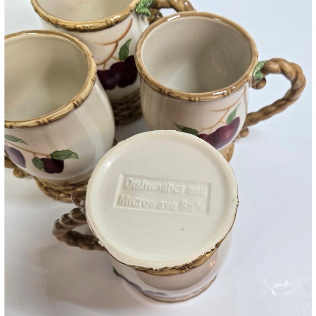 Ever seen sculpted majolica style basket weave mugs? Me neither! But I found these and not only are they awesome, they're...